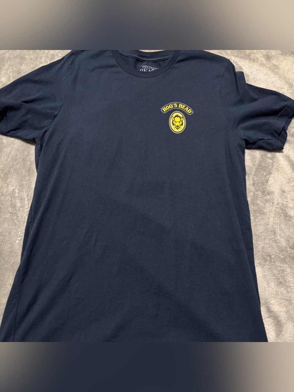 Universal Studios Hog's Head Navy Short-Sleeve Graphic Tee